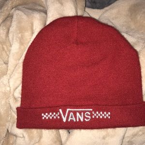 Red beanie